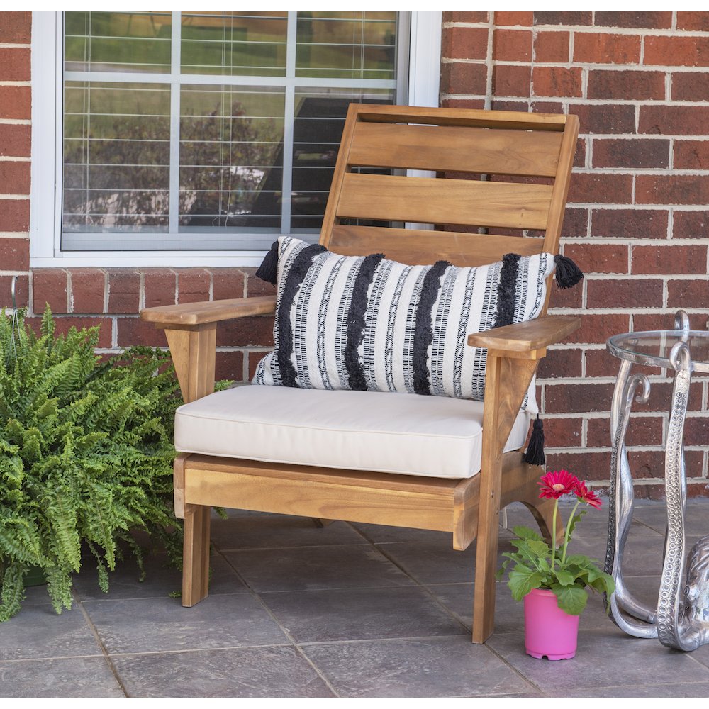 Rockport Brown Outdoor Chair. Picture 4