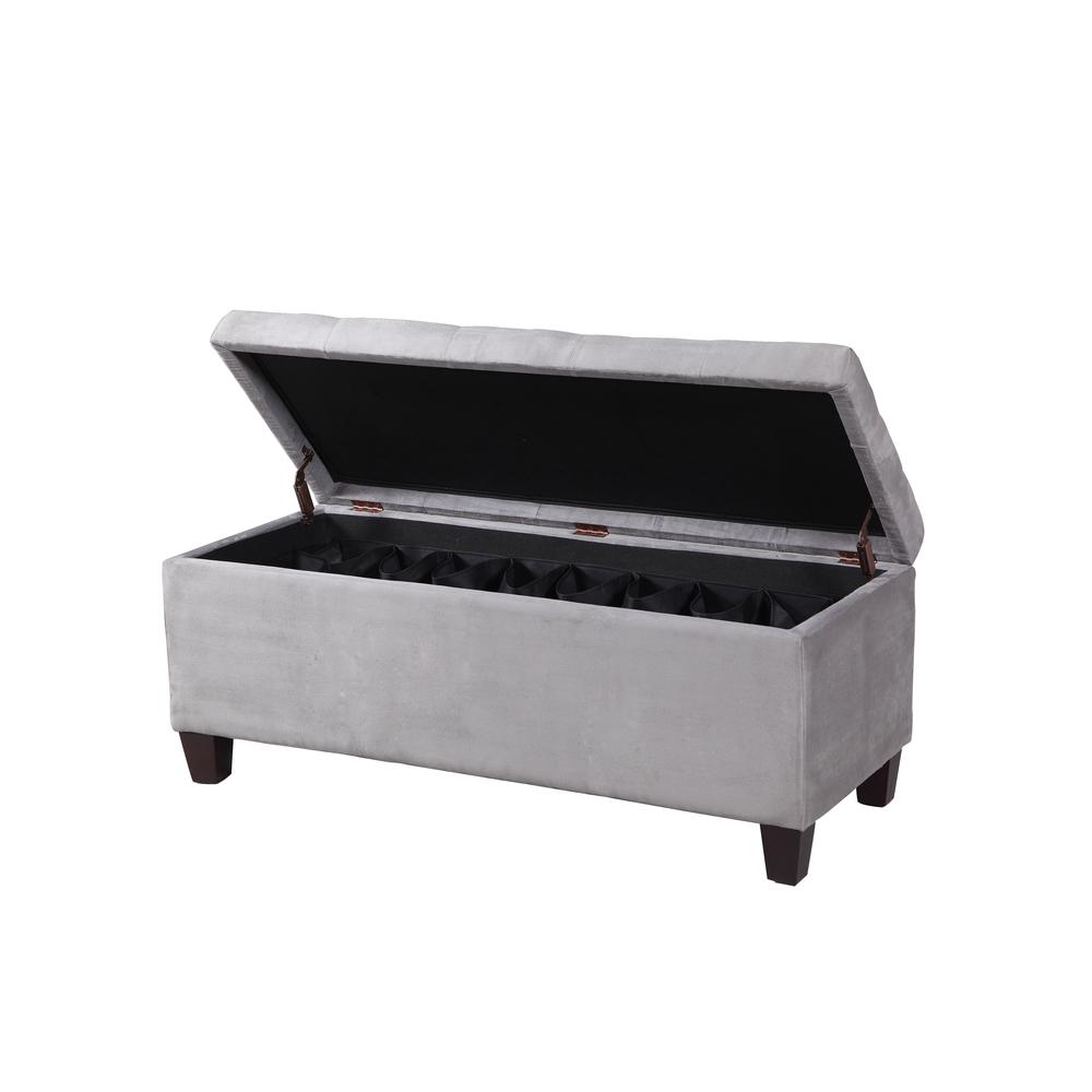Carmen Shoe Storage Ottoman. Picture 3