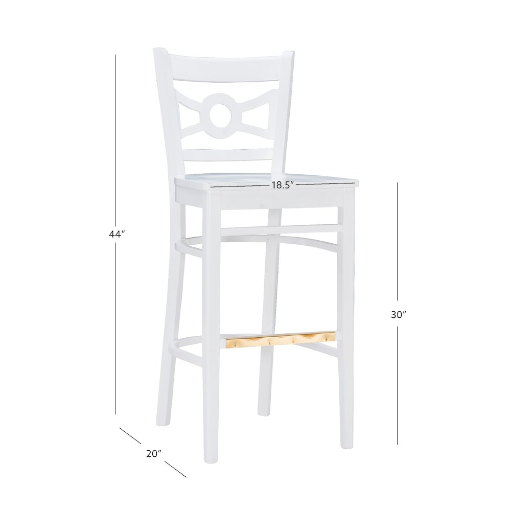 Teresa Barstool White Set Of 2. Picture 16