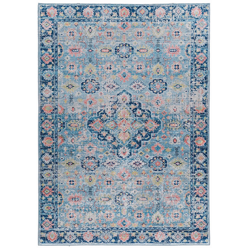 Emerald Canton Blue & Ivory 3.3x5, Rug. Picture 1