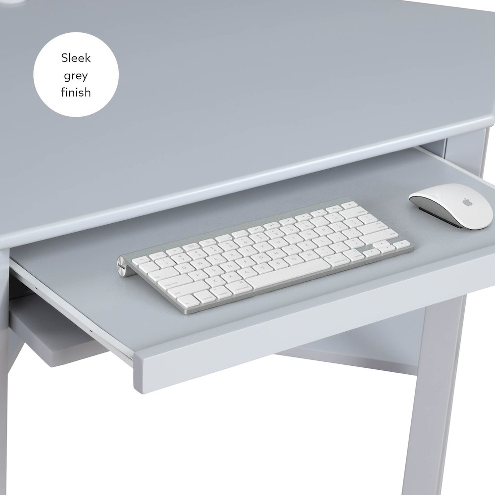 Peggy Corner Desk Gray. Picture 10