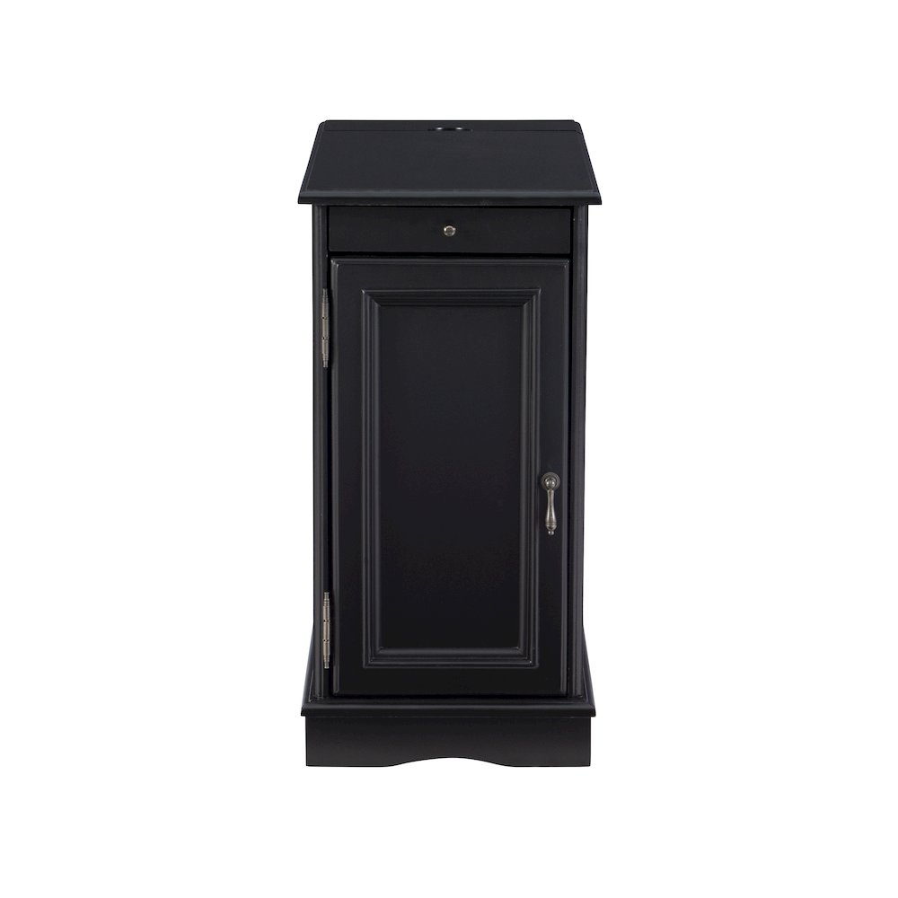 Butler Black Accent Table. Picture 2