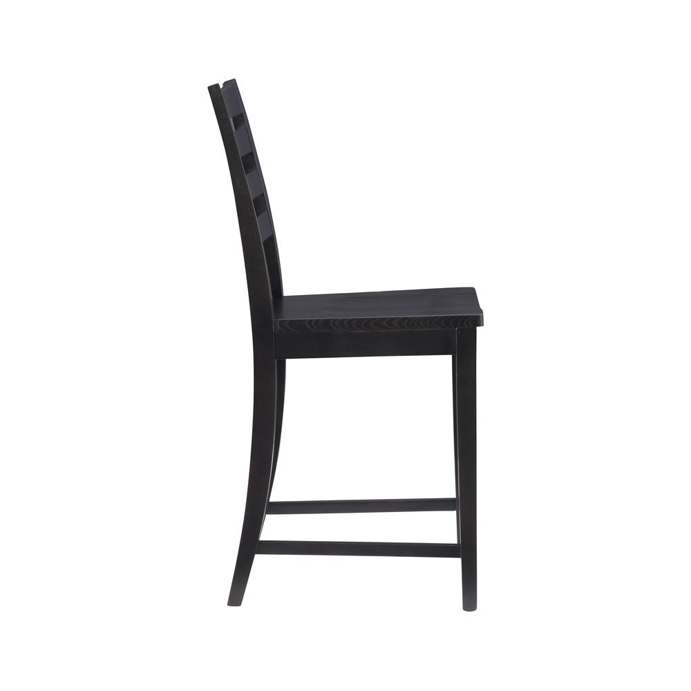 Flynn Counter Stool Black Set Of 2. Picture 3