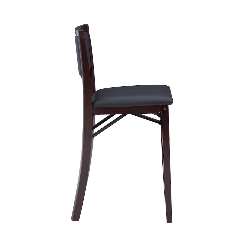 Triena 24 In Pad Back Folding Counter Stool. Picture 7