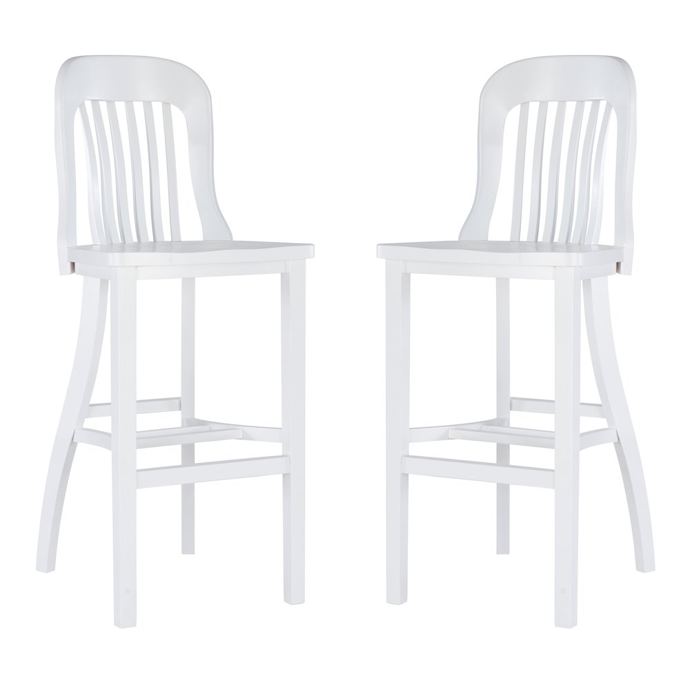 Maylen Barstool White Set Of 2. Picture 8