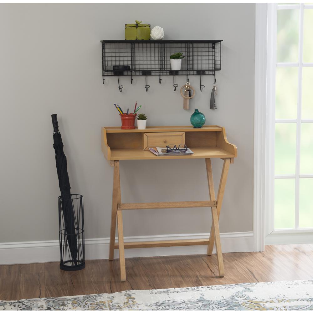 Coy Natural Folding Desk. Picture 14
