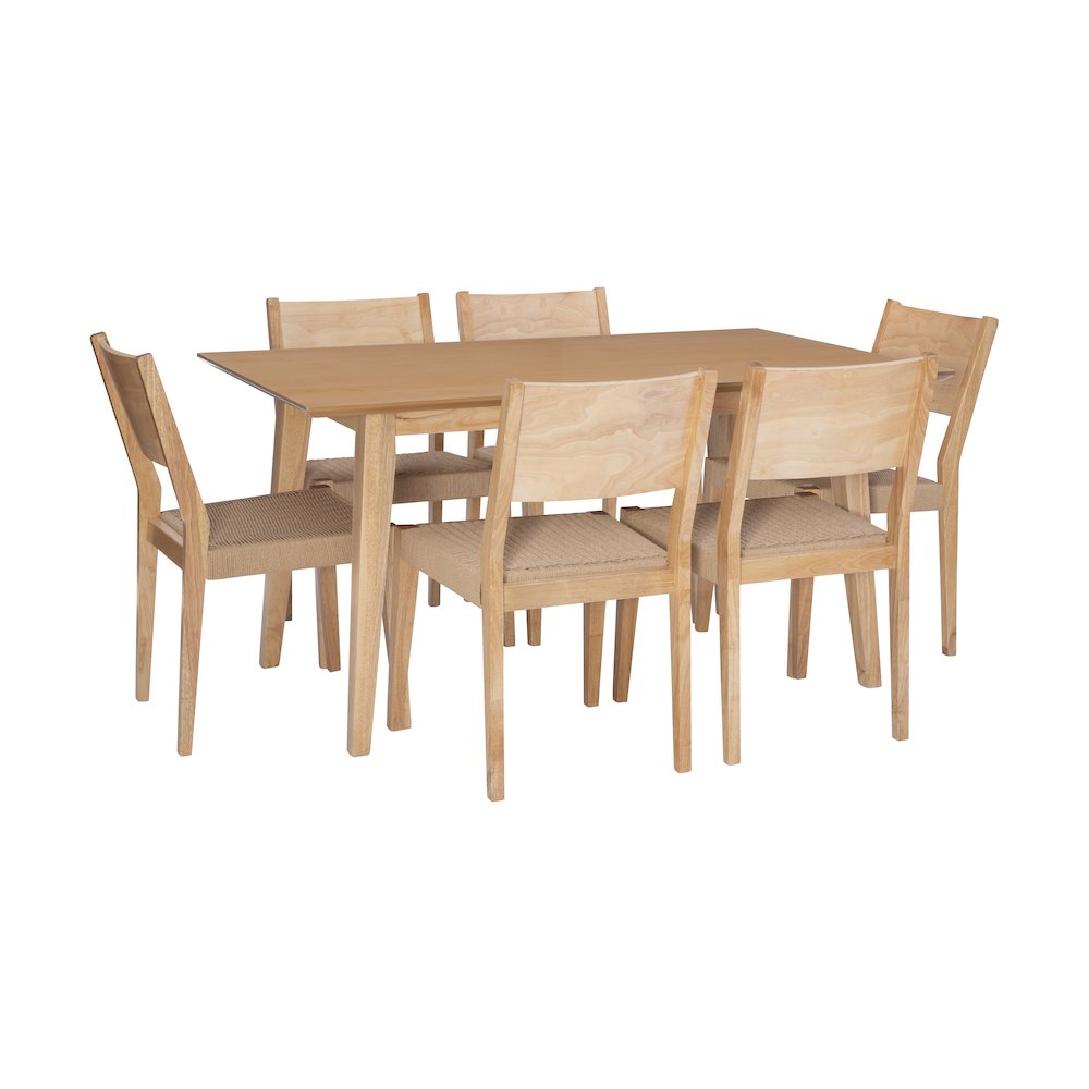 Cadence 7Pc Dining Set Natural. Picture 11