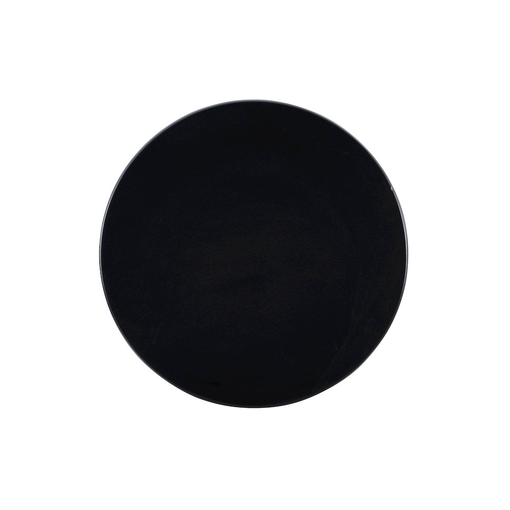 Black Round Table with shelf. Picture 7