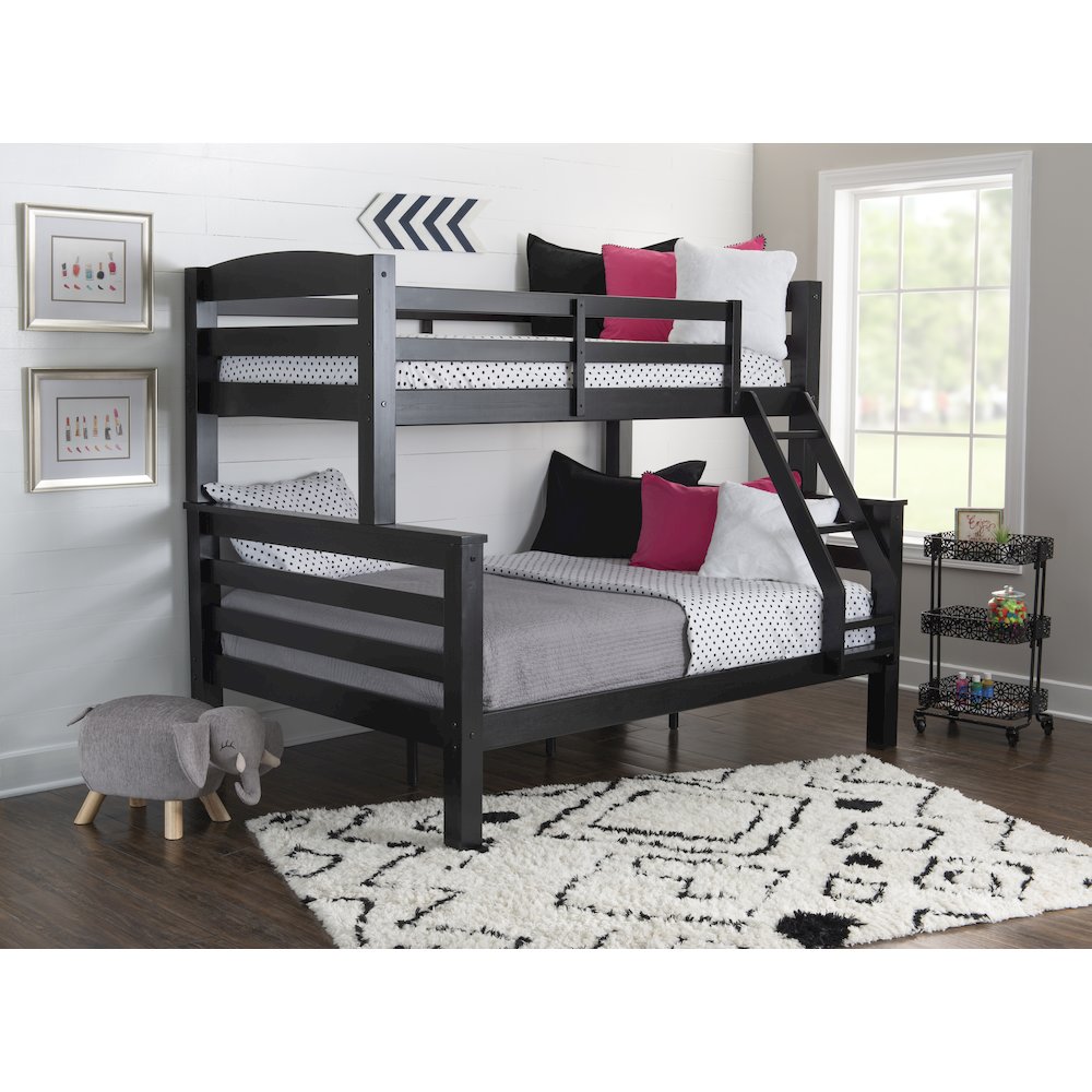 Levi Twin Full Bunk Black. Picture 4