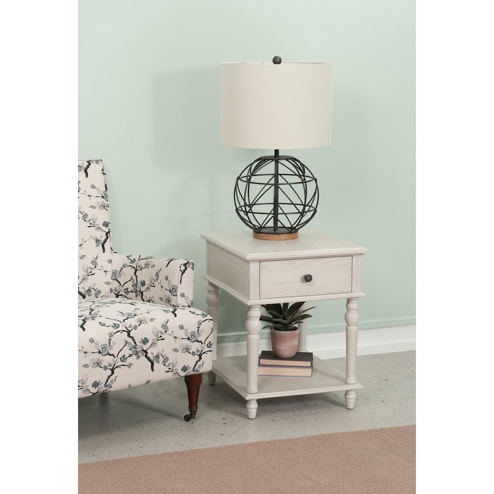 McGhie Side Table White. Picture 3