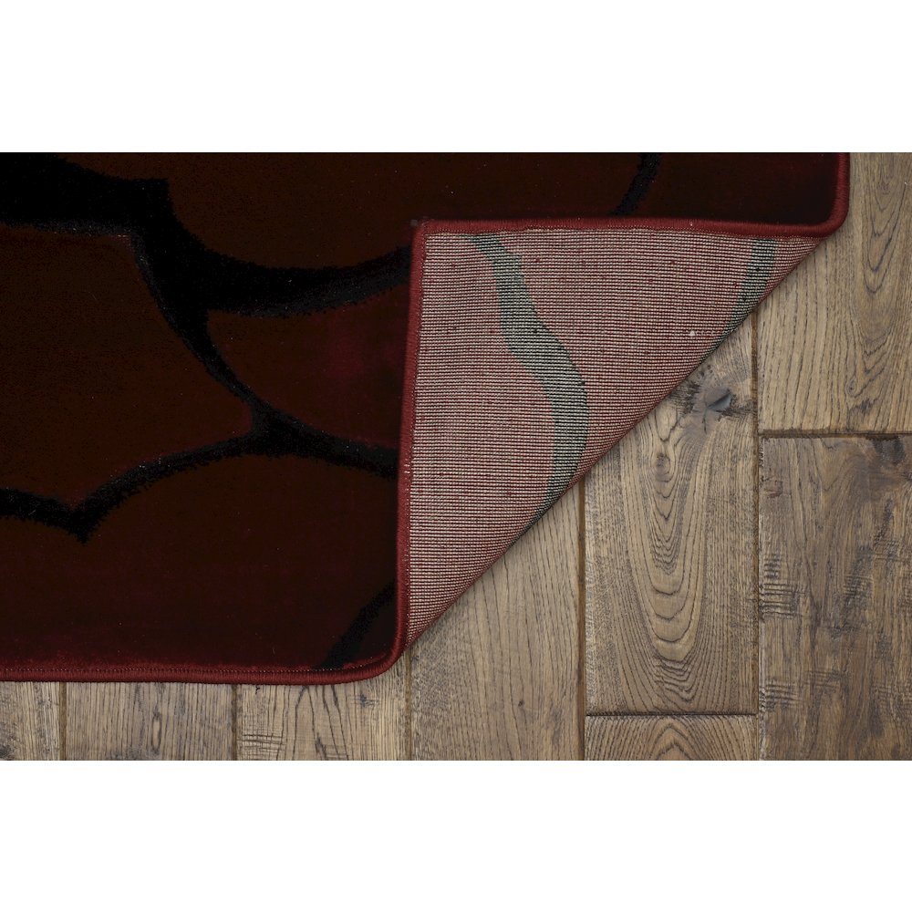 Milan Mimi Garnet & Black 8x10.4, Rug. Picture 2