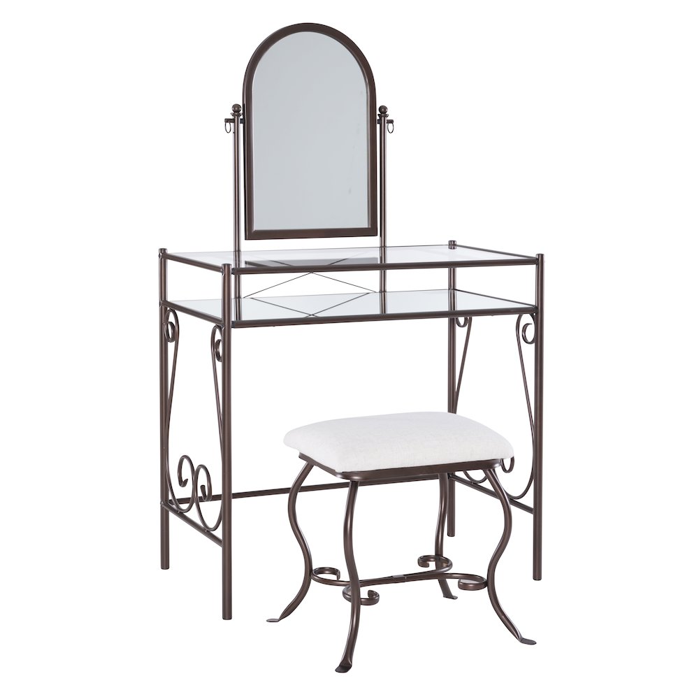 Clarisse Metal Vanity Set. Picture 1