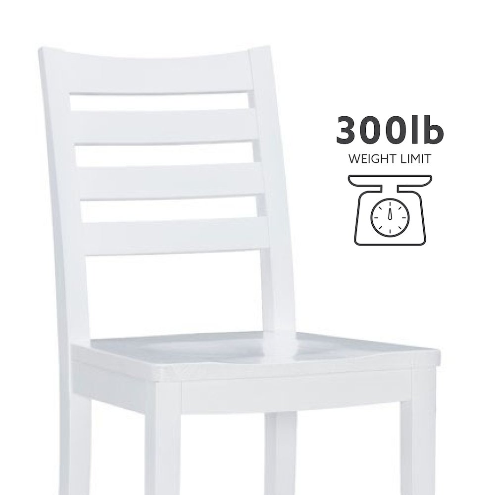 Flynn Counter Stool White Set Of 2. Picture 14