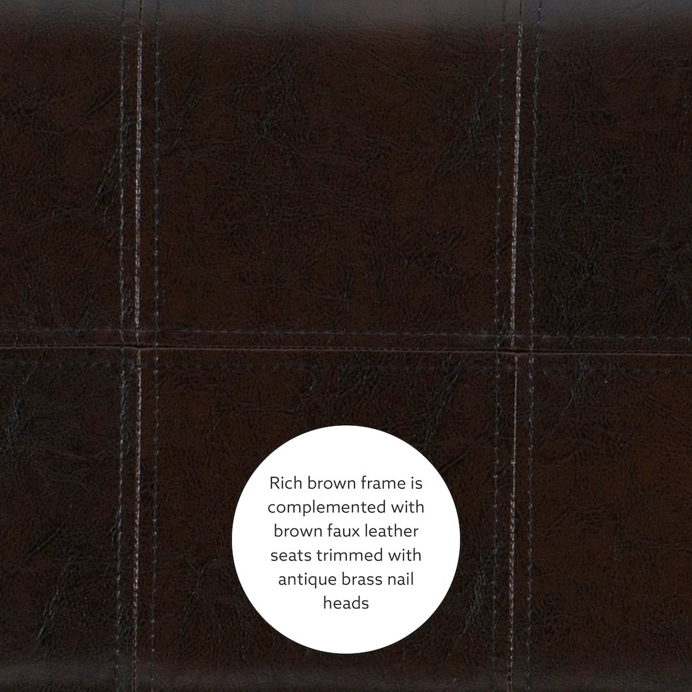 Claridge 3Pc Counter Set Brown. Picture 9