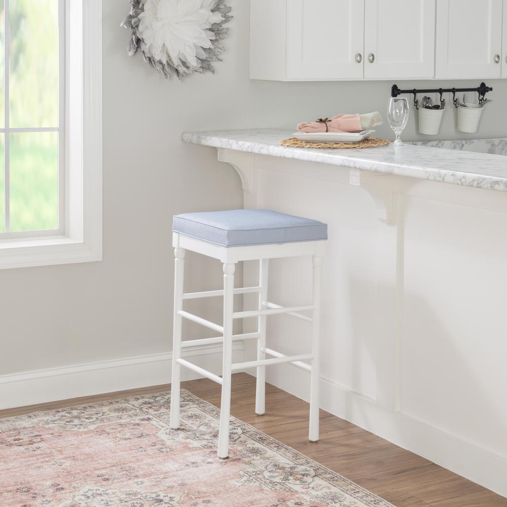 Dehart Barstool White Set Of 2. Picture 7