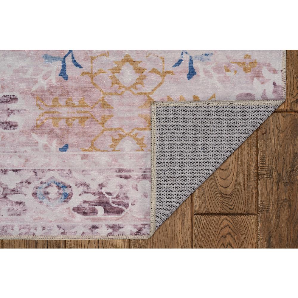 Washable Micah Pink/Gold 2x8, Rug. Picture 4