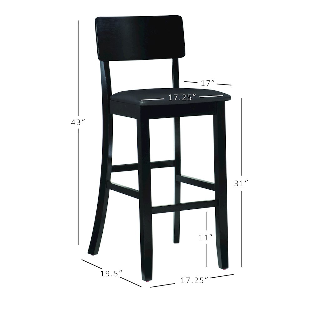 Torino 30 In Contemporary Bar Stool. Picture 9