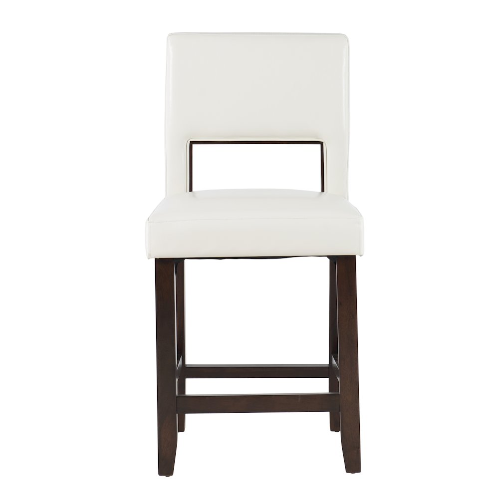 Vega Counter Stool White 24. Picture 1
