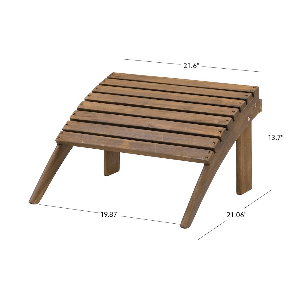 Acorn Adirondack Ottoman. Picture 16