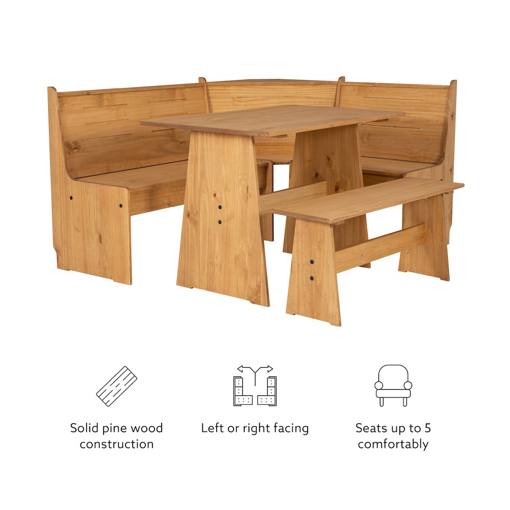 Waldron Corner Nook Set Natural Kit. Picture 10