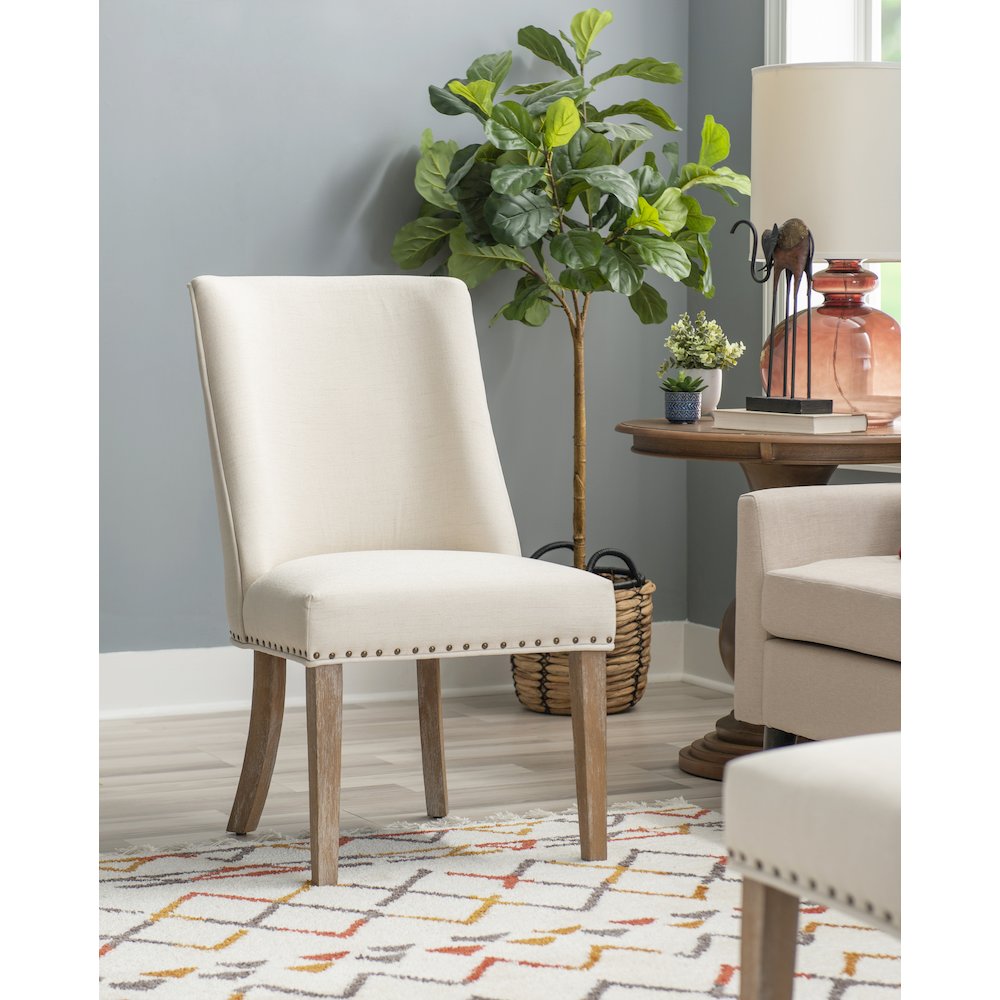 Adler Dining Chair Natural  Set of Two. Picture 1