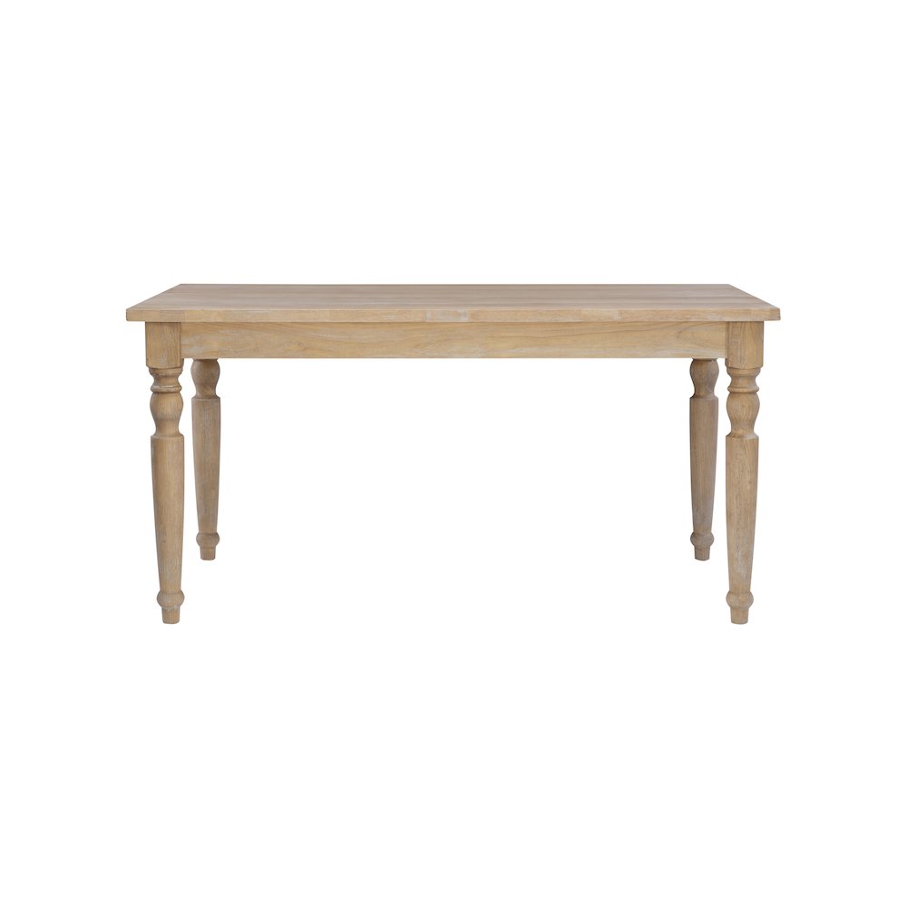 Avalon Light Natural Brown Rectangle Table. Picture 1