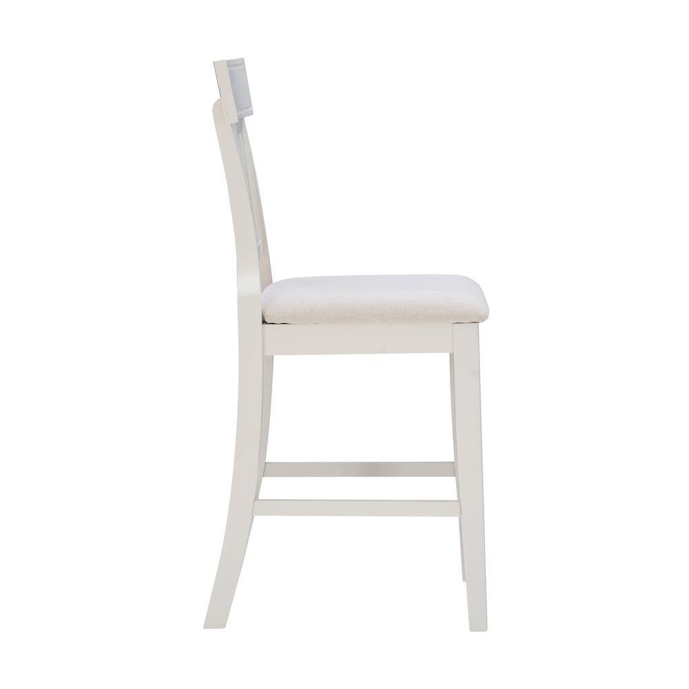 Rylan Counter Stool Creamy White. Picture 4