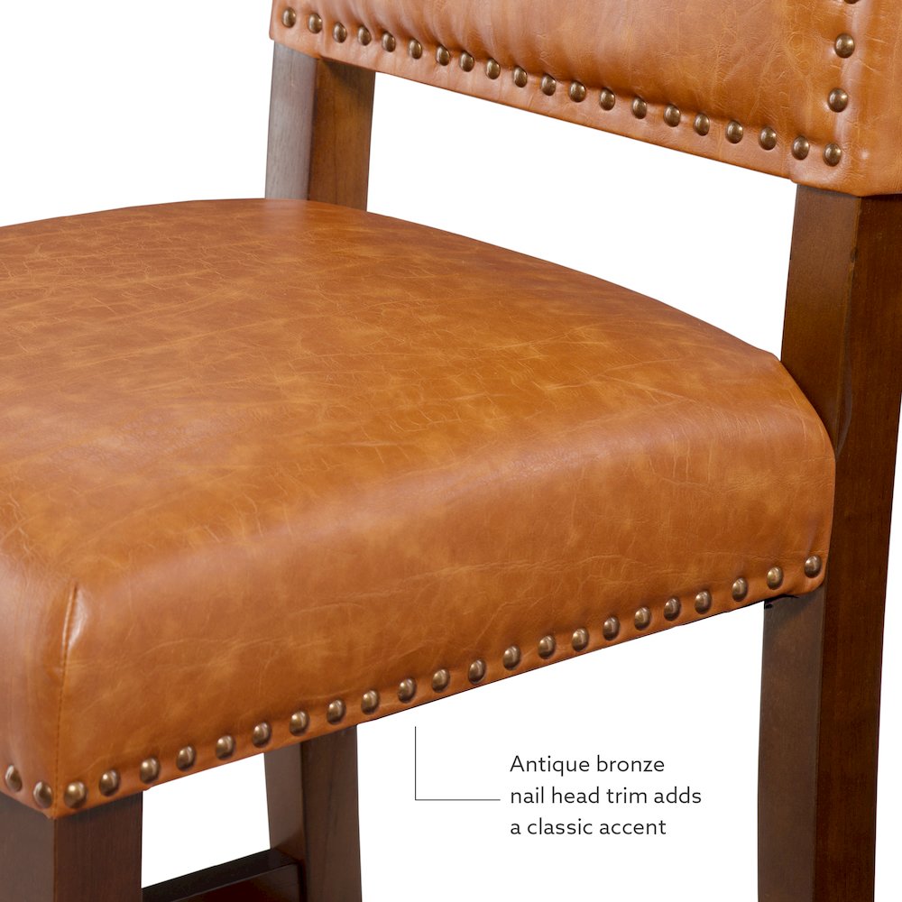 Brook Counter Stool 24 Caramel. Picture 9