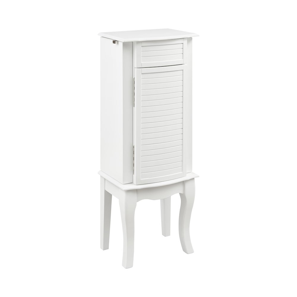 Elna Jewelry Armoire White. Picture 1
