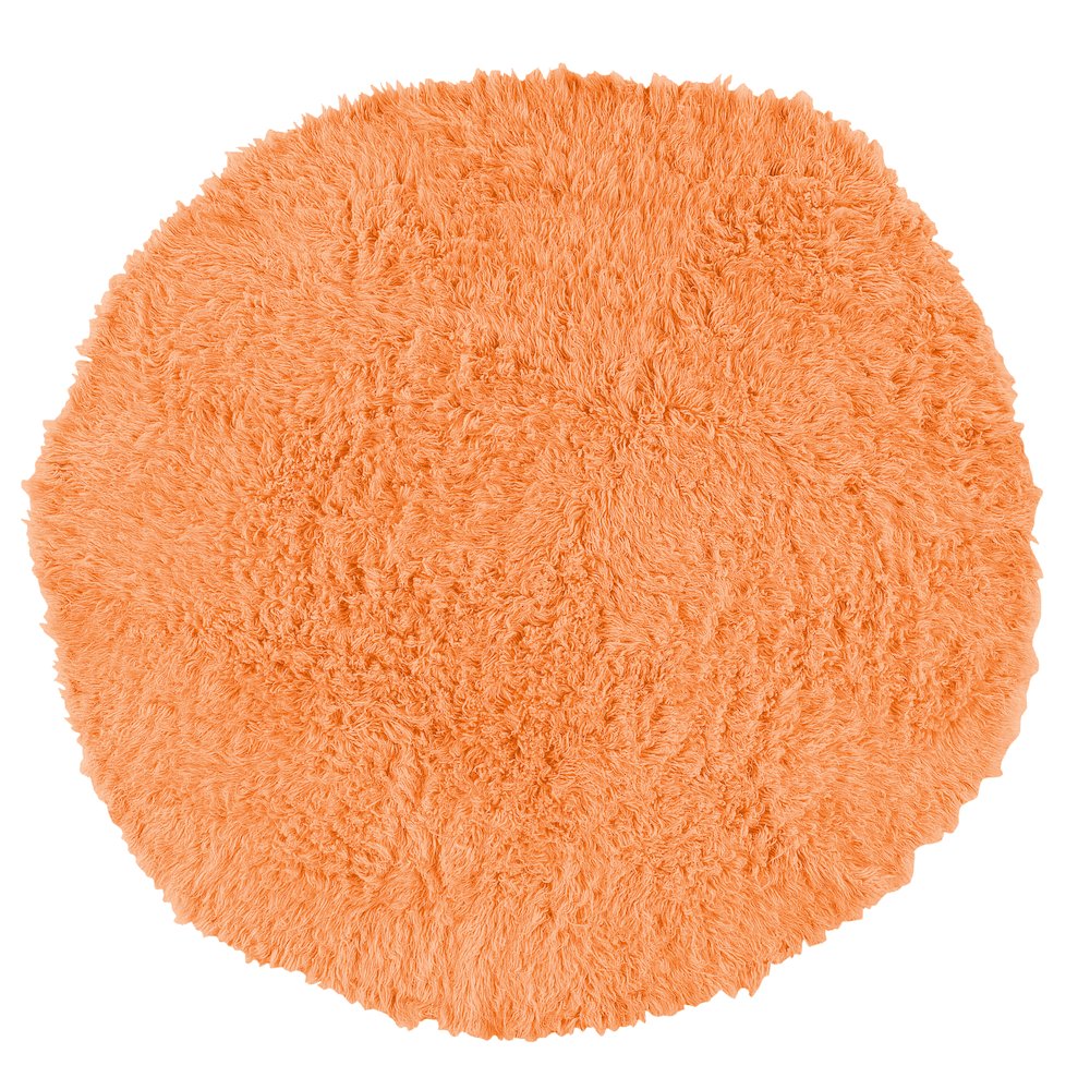 New Flokati  1400gram Sherbet 8RD, Rug. Picture 1