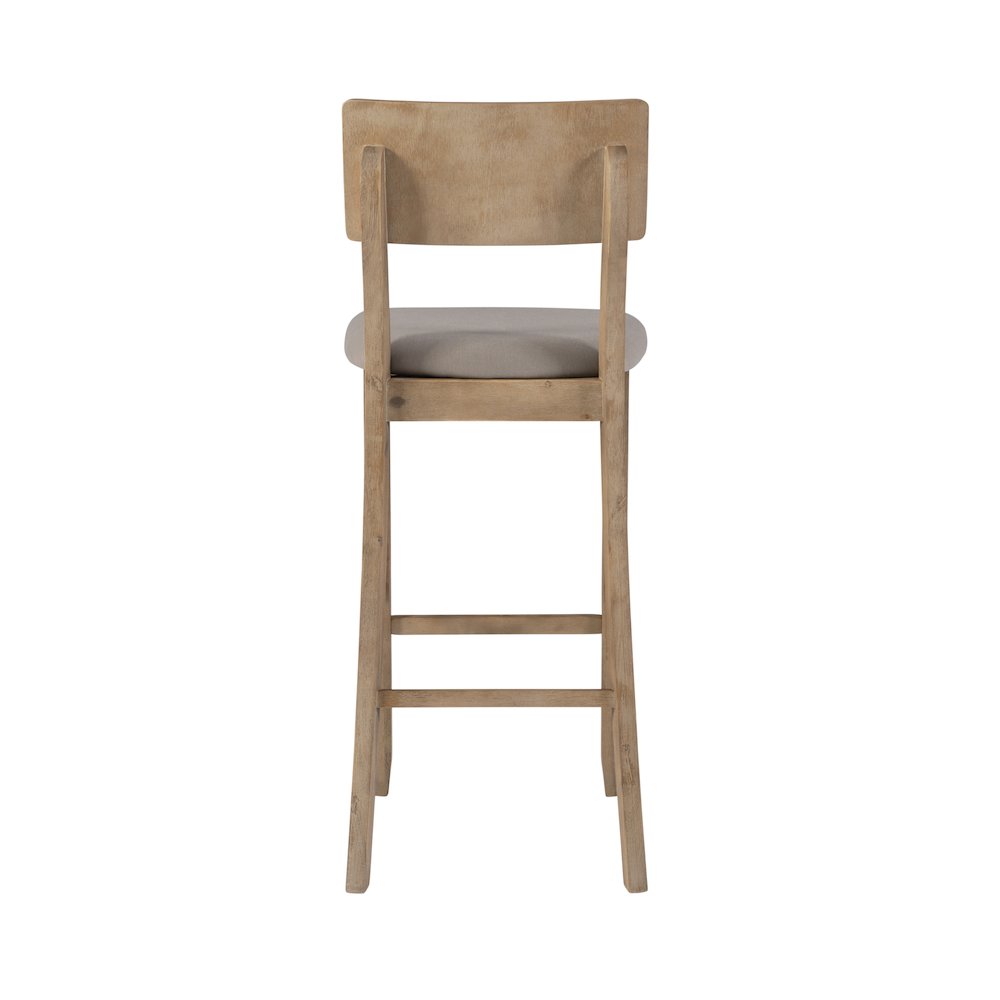 Jordan 30 In Gray Wash Bar Stool. Picture 7