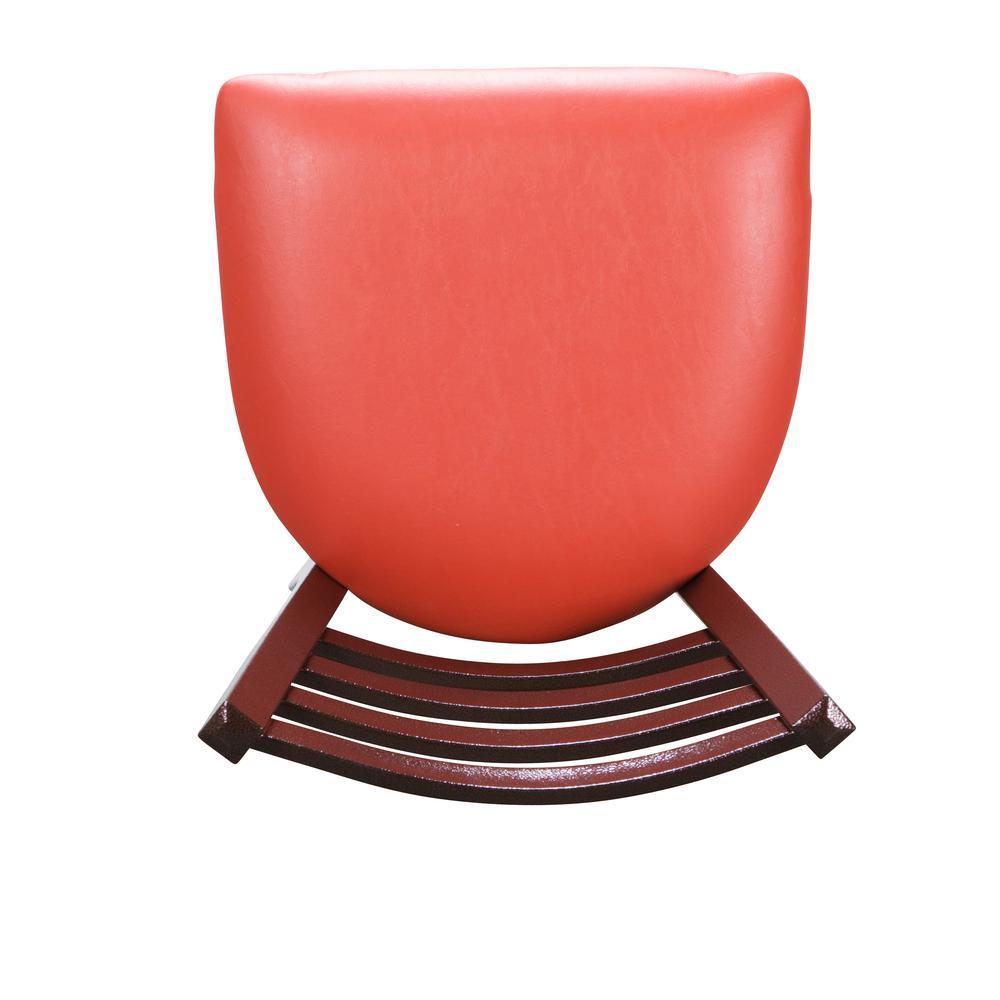 Baxter Metal Side Chair Red Set Of 2. Picture 8