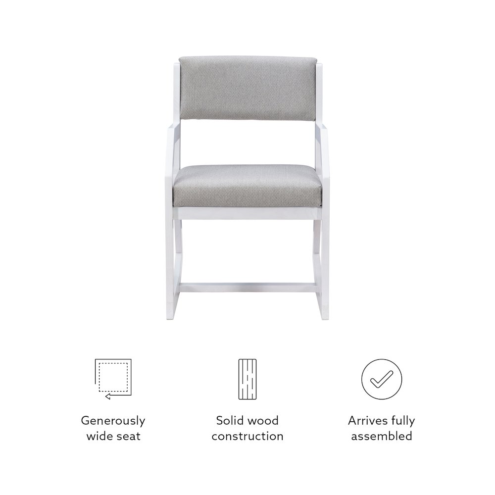 Robin 2 Position Sled Base Chair White. Picture 13