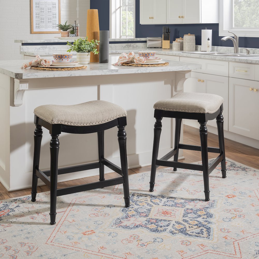 Hayes Counter Stool Black. Picture 2