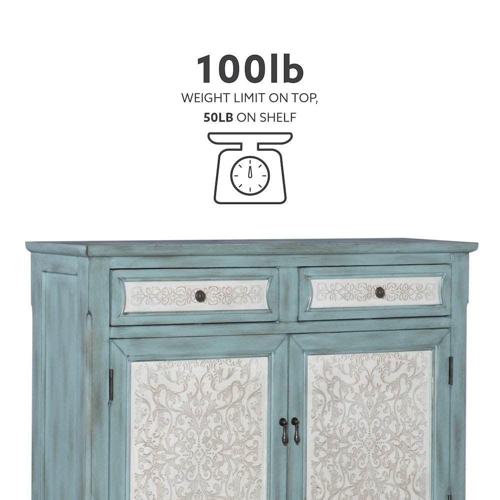 Antique Blue & White Console. Picture 17