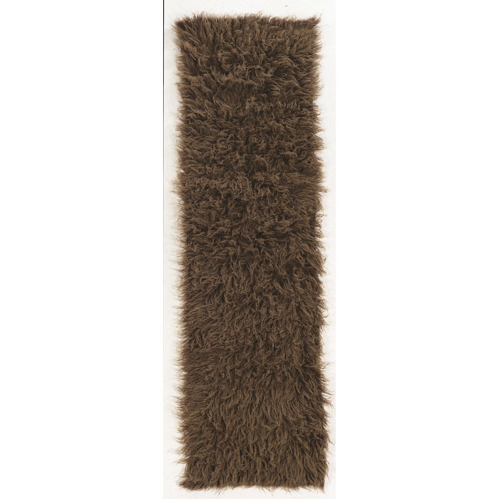New Flokati 1400gram Cocoa 2.4x8.6, Rug. Picture 1