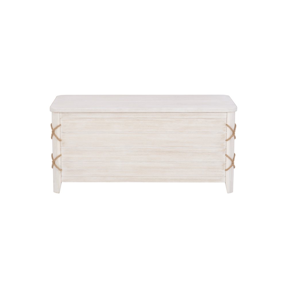 Brosnan Rope Cedar Chest White. Picture 3
