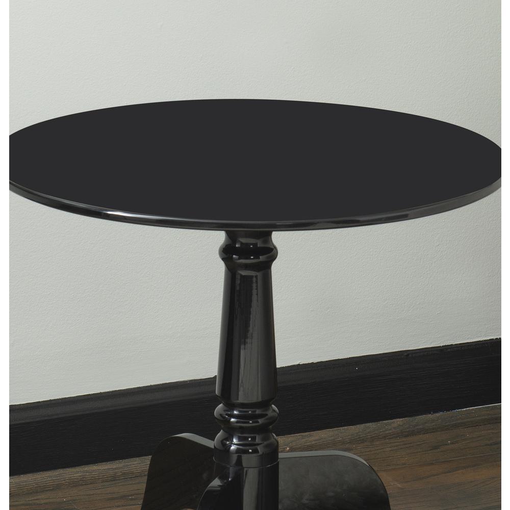 Black Acrylic End Table. Picture 11
