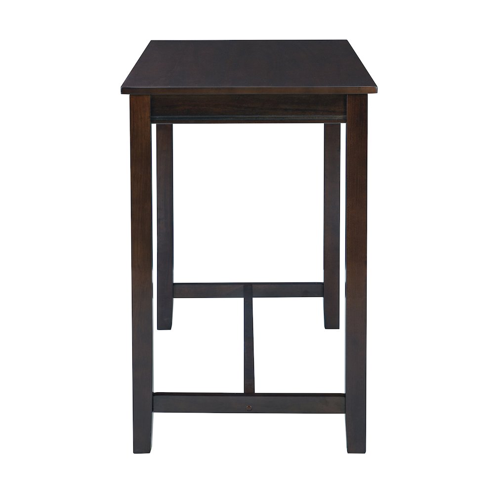 Claridge Counter Pub Table Brown. Picture 5