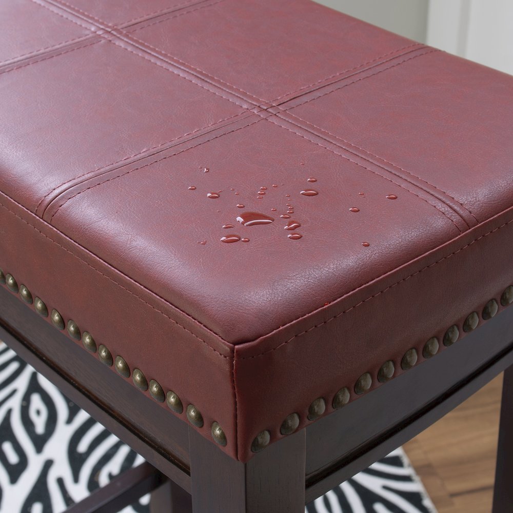 Claridge Red Barstool. Picture 6