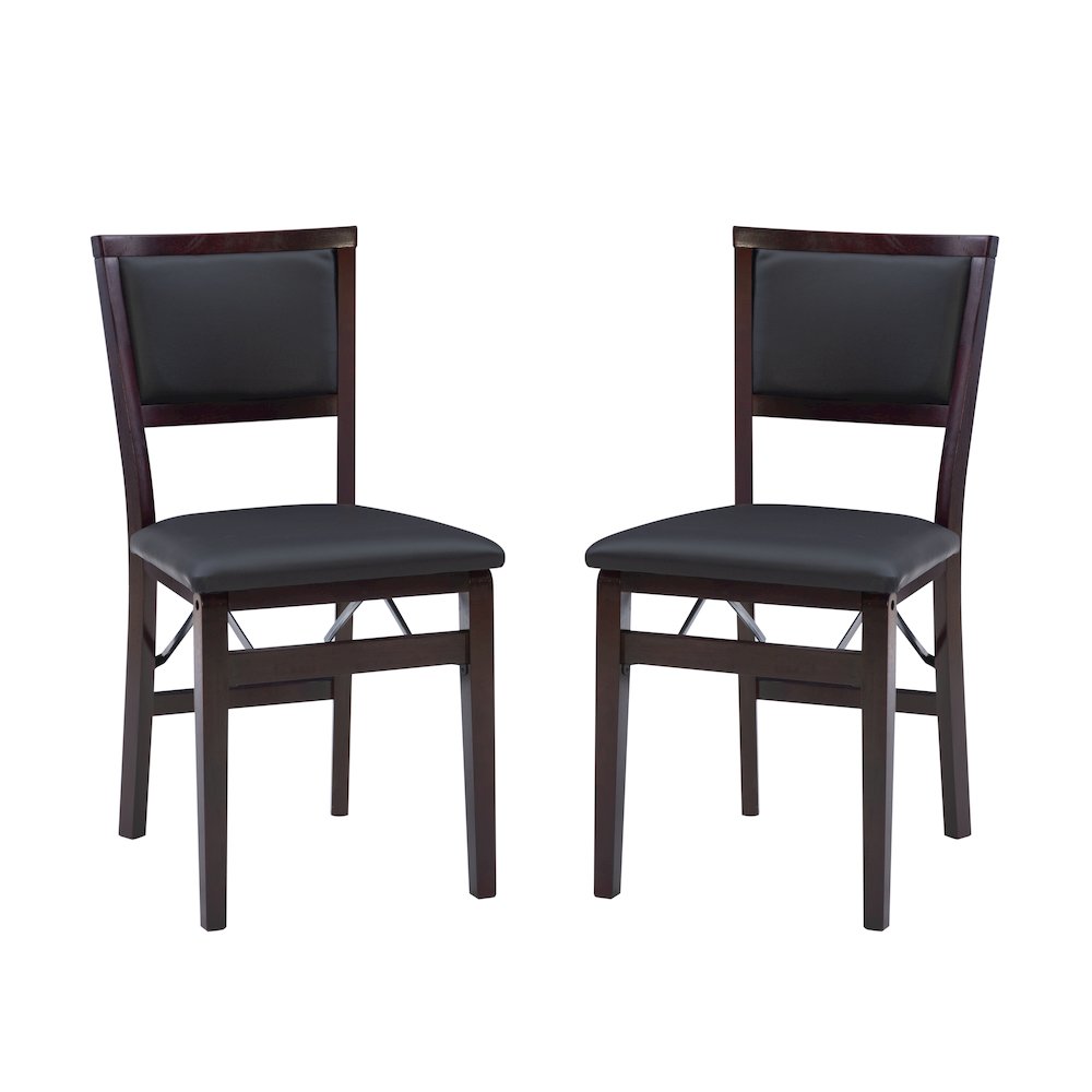 Kiera 18 In Pad Back Folding Chair - Set Of Two. Picture 7
