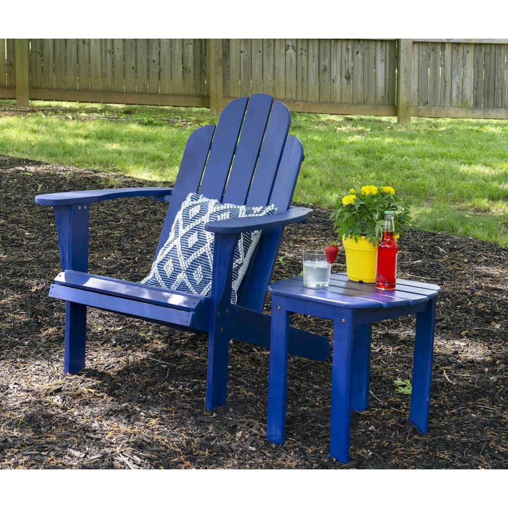 Adirondack Chair Blue. Picture 3