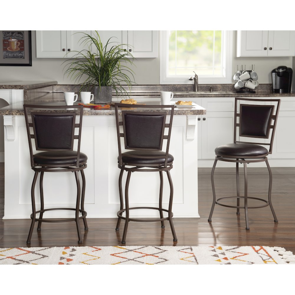 Townsend Three Piece Adjustable Stool Set. Picture 4