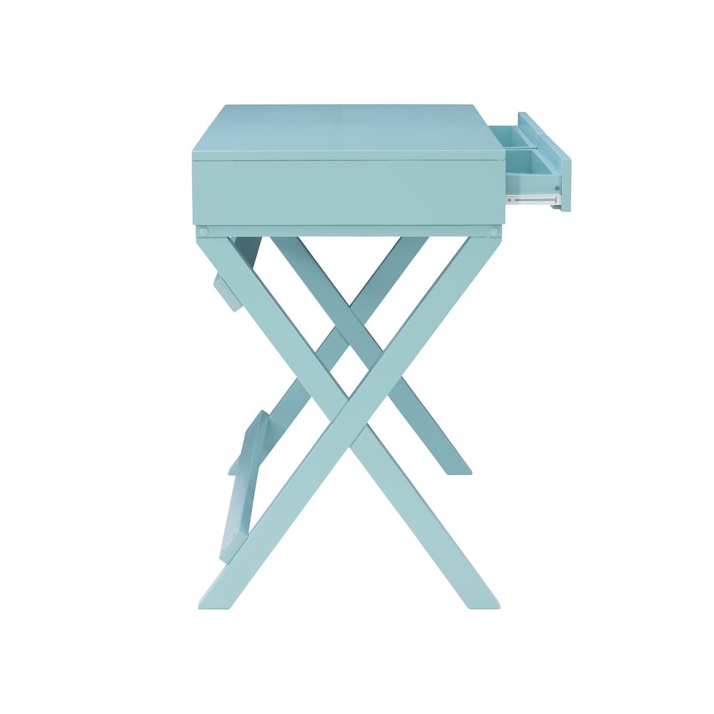 Peggy Blue Writing Desk. Picture 8