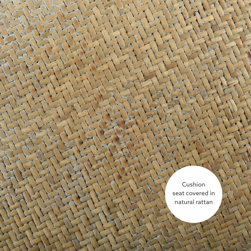 Rae Rattan Seat Backless Counter Stool. Picture 10