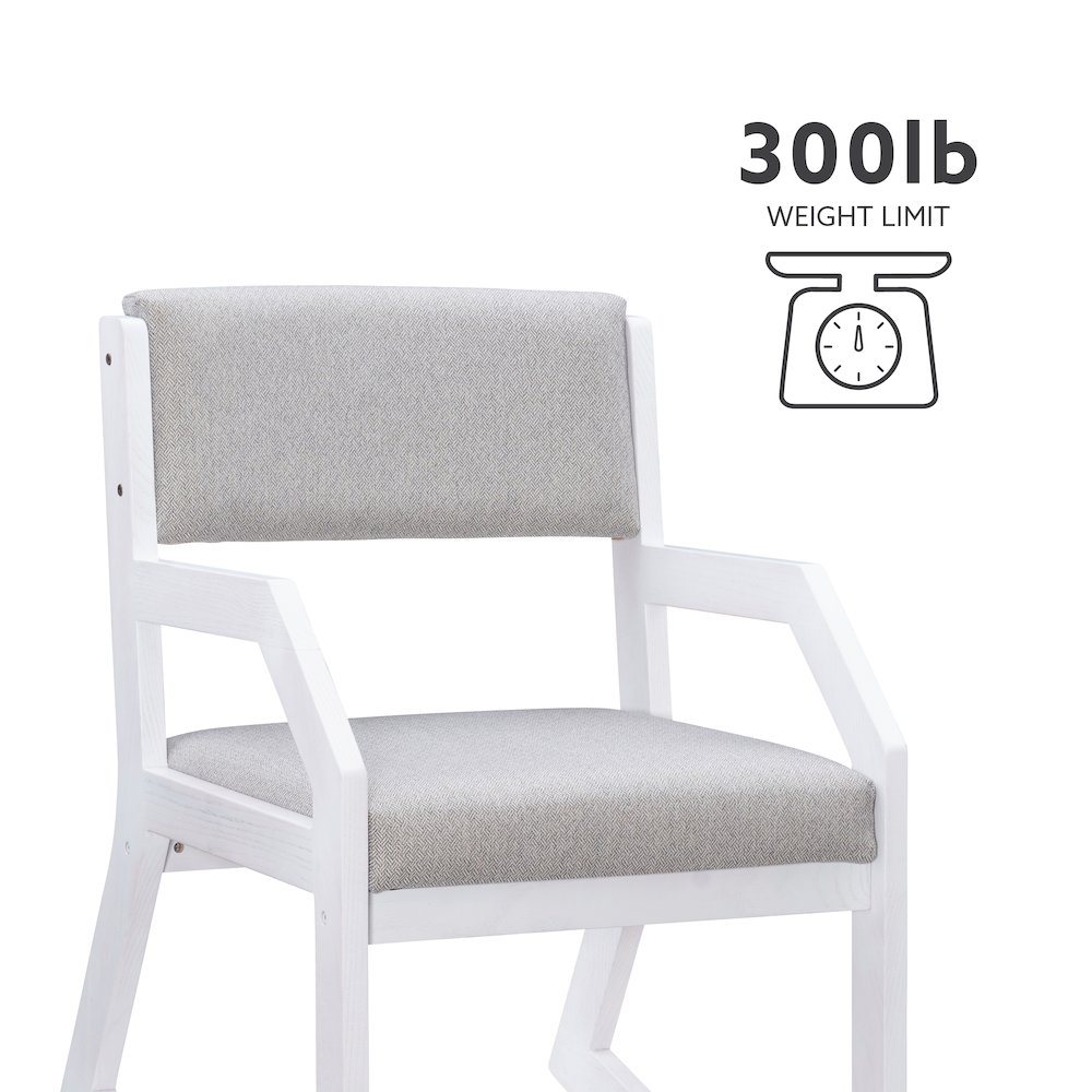 Robin 2 Position Sled Base Chair White. Picture 14
