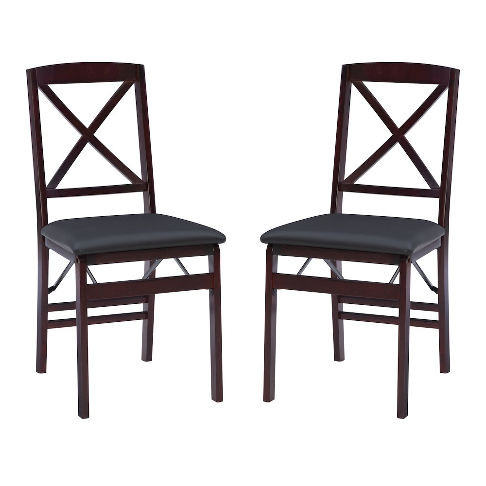 Triena 18 In X Back Folding Chair - Set Of Two. Picture 9