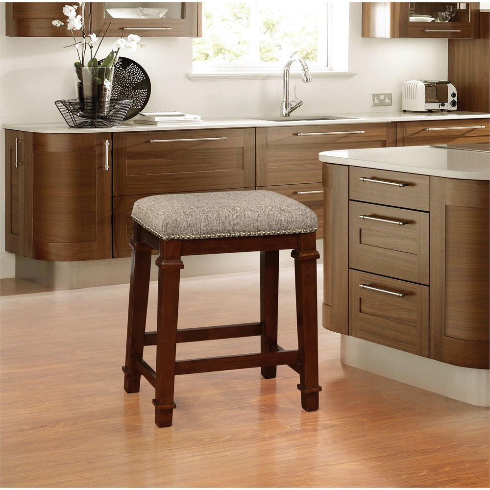 Kennedy Backless Tweed Counter Stool. Picture 2