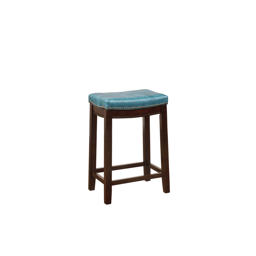 Claridge Blue Counter Stool. Picture 1