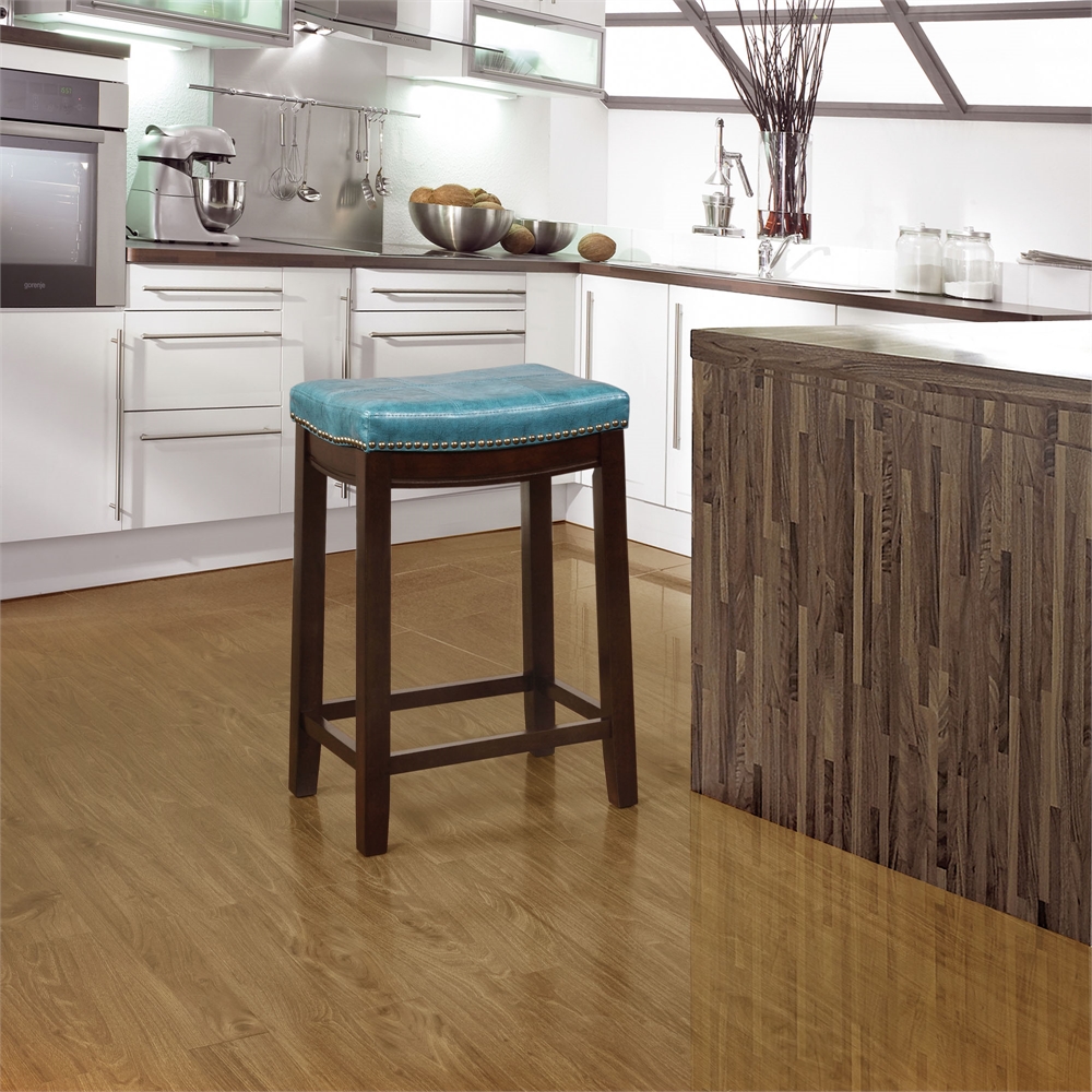 Claridge Blue Counter Stool. Picture 2